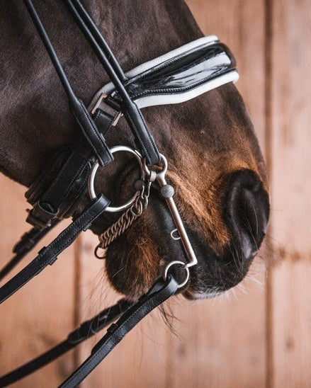 Fager Madeleine Titanium Onderlegtrens Dubbel Gebroken Losse ringen Onderlegtrens - Maddelin Equestrian Fager