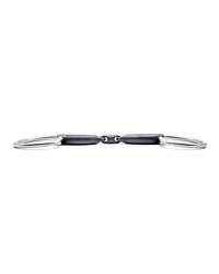 Fager Maria Titanium Dubbel Gebroken Fixed Rings Bus, D, Eggbutt,... - Maddelin Equestrian Fager