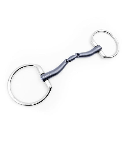 Fager Maria Titanium Dubbel Gebroken Fixed Rings Bus, D, Eggbutt,... - Maddelin Equestrian Fager