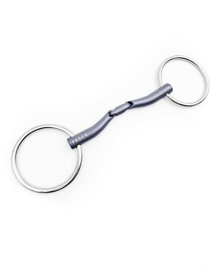 Fager Maria Titanium Dubbel Gebroken Losse ringen Watertrens - Maddelin Equestrian Fager