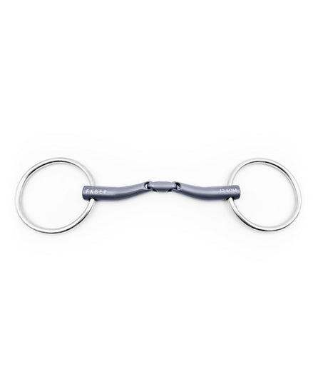 Fager Maria Titanium Dubbel Gebroken Losse ringen Watertrens - Maddelin Equestrian Fager