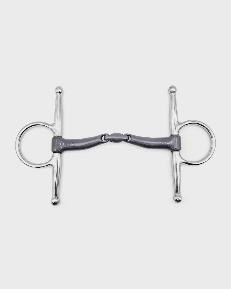 Fager Maria Titanium Kneveltrens - 14mm Bus, D, Eggbutt,... - Maddelin Equestrian Fager