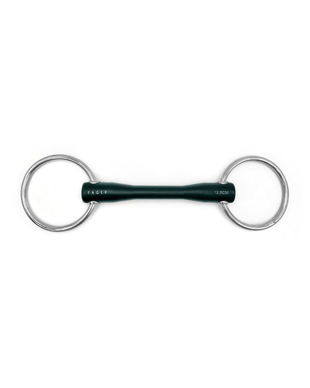 Fager Nicole Hard Rubber bit Watertrens Watertrens - Maddelin Equestrian Fager