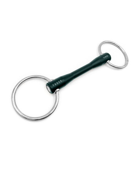 Fager Nicole Hard Rubber bit Watertrens Watertrens - Maddelin Equestrian Fager