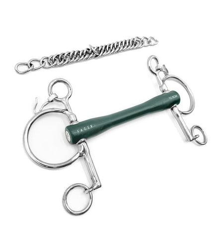 Fager Nicole Soft Rubber bit Baby pelham Pelham - Maddelin Equestrian Fager