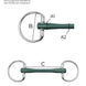 Fager Nicole Soft Rubber bit Fixed Rings Bus, D, Eggbutt,... - Maddelin Equestrian Fager