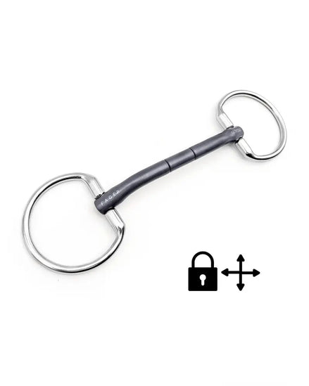 Fager Nikita Titanium Barrel Fixed rings Bus, D, Eggbutt,... - Maddelin Equestrian Fager
