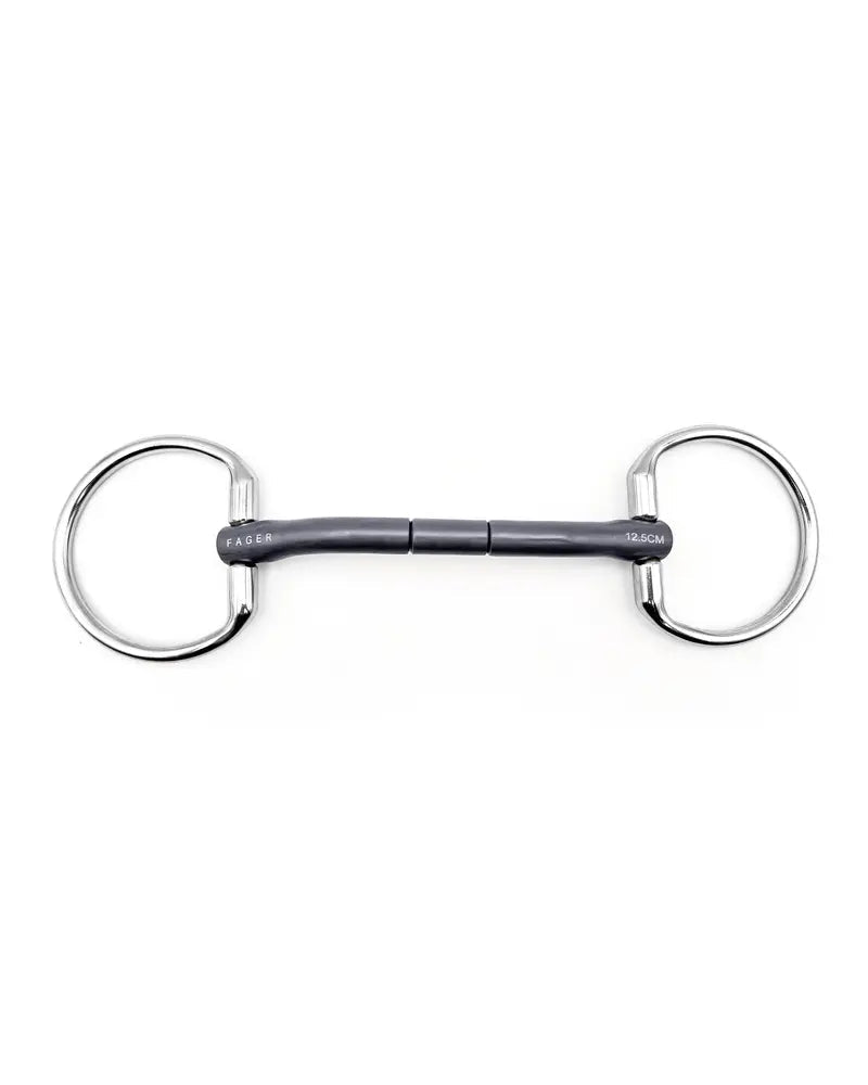Fager Nikita Titanium Barrel Fixed rings Bus, D, Eggbutt,... - Maddelin Equestrian Fager