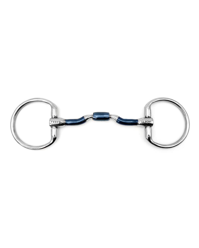 Fager Nils Sweet iron Barrel Fixed Ring Bus, D, Eggbutt,... - Maddelin Equestrian Fager