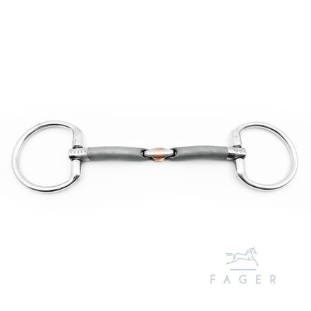 Fager Oliver Sweet iron Onderlegtrens Fixed rings Onderlegtrens - Maddelin Equestrian Fager