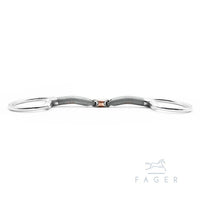Fager Oliver Sweet iron Onderlegtrens Fixed rings Onderlegtrens - Maddelin Equestrian Fager
