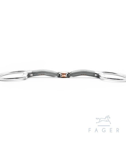 Fager Oliver Sweet iron Onderlegtrens Fixed rings Onderlegtrens - Maddelin Equestrian Fager