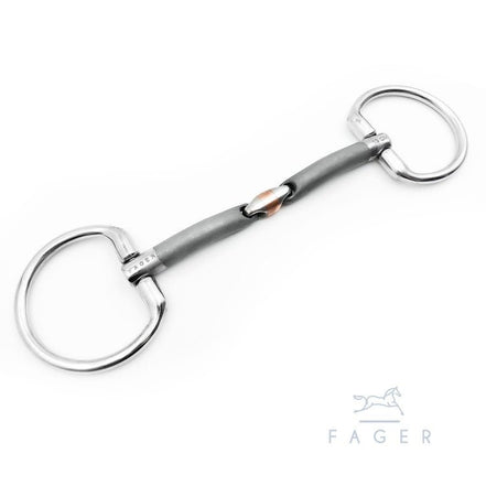 Fager Oliver Sweet iron Onderlegtrens Fixed rings Onderlegtrens - Maddelin Equestrian Fager