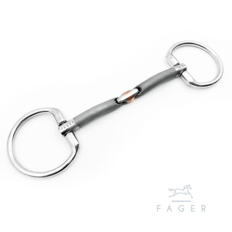 Fager Oliver Sweet iron Onderlegtrens Fixed rings Onderlegtrens - Maddelin Equestrian Fager
