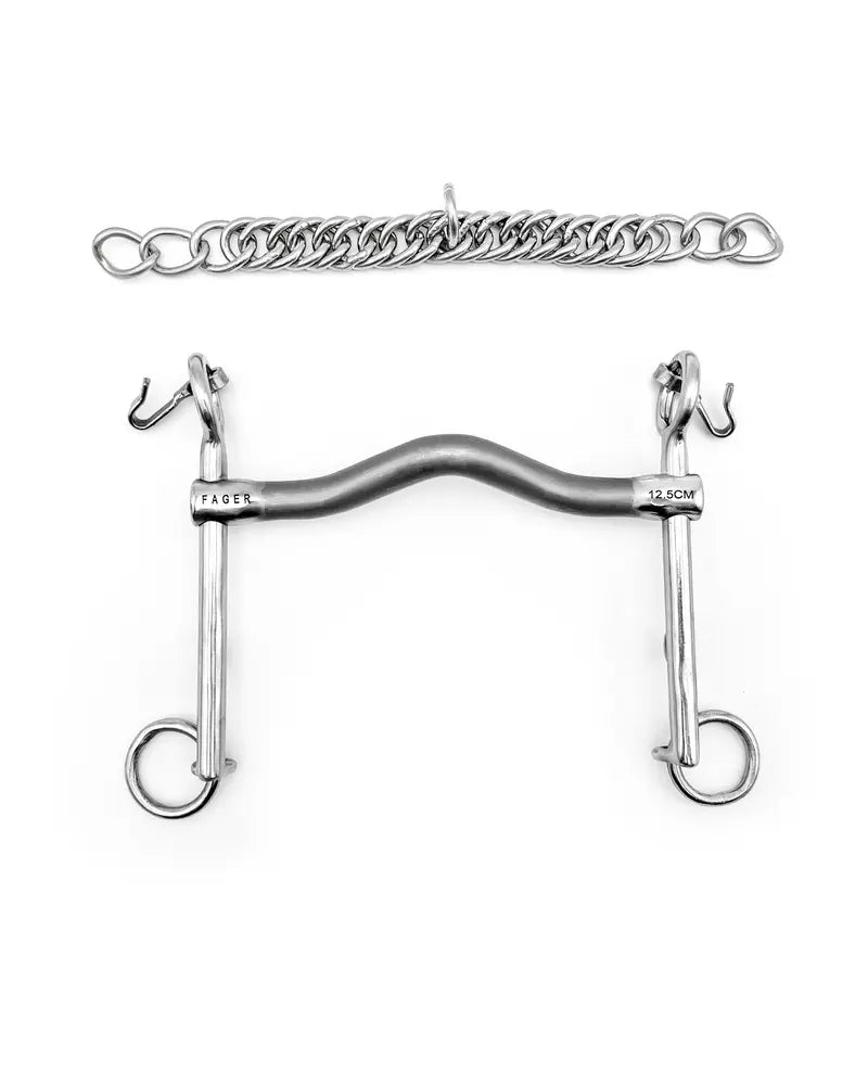Fager Philip Sweet Iron Weymouth Dressuurstang - Maddelin Equestrian fager