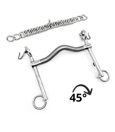 Fager Philip Sweet Iron Weymouth Dressuurstang - Maddelin Equestrian fager