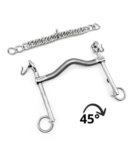 Fager Philip Sweet Iron Weymouth Dressuurstang - Maddelin Equestrian fager