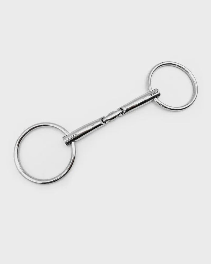Fager Rune Watertrens – Dubbelgebroken Losse Ringen RVS Watertrens - Maddelin Equestrian Fager
