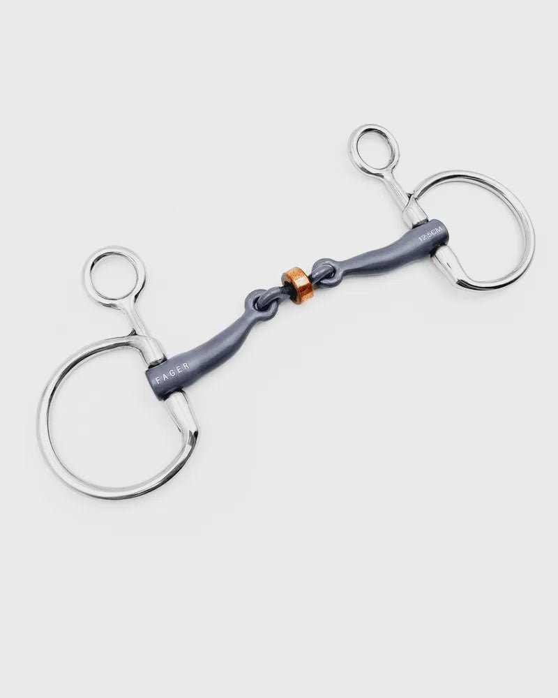 Fager Sally Titanium Baucher 12.5cm 14mm Ophaal, Curbgag,... - Maddelin Equestrian Fager
