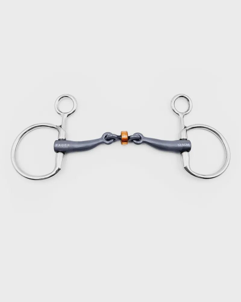 Fager Sally Titanium Baucher 12.5cm 14mm Ophaal, Curbgag,... - Maddelin Equestrian Fager