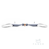 Fager Sally Titanium Loose Baucher 3ring, Beval, Kimblewick, RNF, Butterfly,... - Maddelin Equestrian Fager