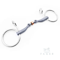 Fager Sally Titanium Loose Baucher 3ring, Beval, Kimblewick, RNF, Butterfly,... - Maddelin Equestrian Fager