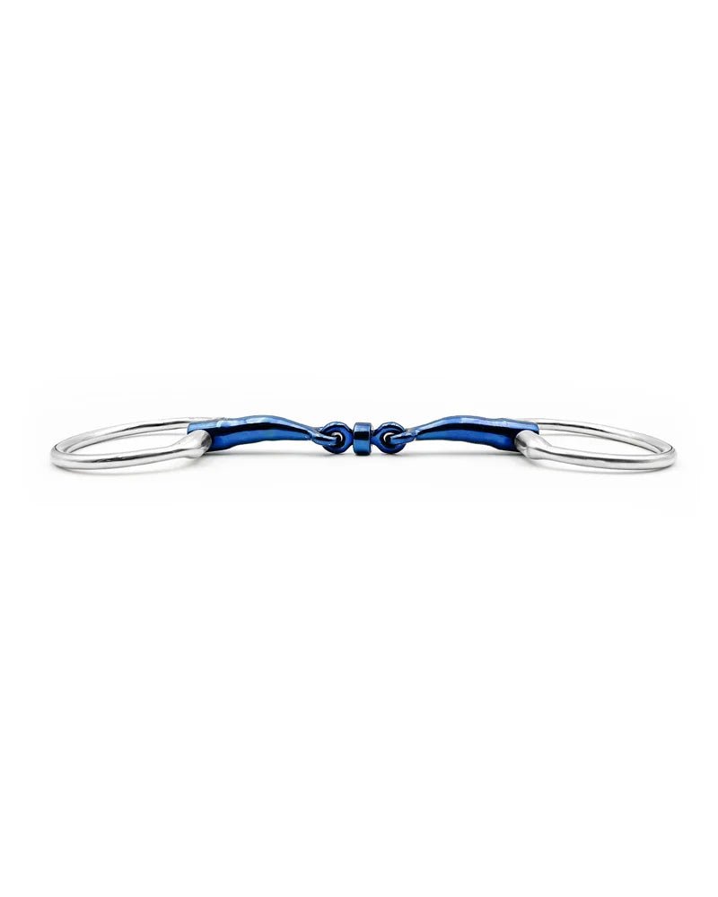 Fager Titanium Roller Eggbutts bit - BIANCA Bus, D, Eggbutt,... - Maddelin Equestrian Fager