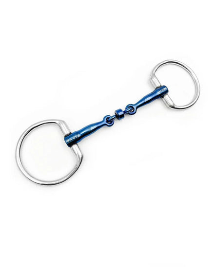 Fager Titanium Roller Eggbutts bit - BIANCA Bus, D, Eggbutt,... - Maddelin Equestrian Fager