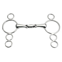 Feeling Anatomic Pessoa 4 ringen 18mm 13,5 cm 3ring, Beval, Kimblewick, RNF, Butterfly,... - Maddelin Equestrian Feeling
