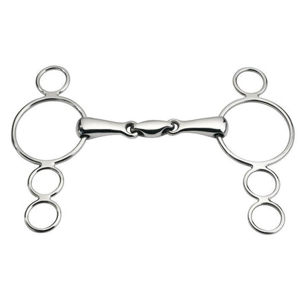 Feeling Anatomic Pessoa 4 ringen 18mm 13,5 cm 3ring, Beval, Kimblewick, RNF, Butterfly,... - Maddelin Equestrian Feeling