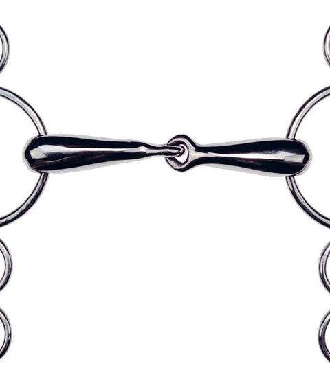 Feeling Anatomic Pessoa 4 ringen enkelgebroken 3ring, Beval, Kimblewick, RNF, Butterfly,... - Maddelin Equestrian Feeling