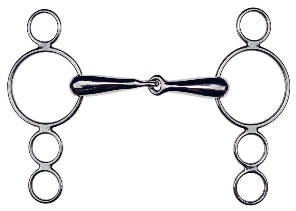 Feeling Anatomic Pessoa 4 ringen enkelgebroken 3ring, Beval, Kimblewick, RNF, Butterfly,... - Maddelin Equestrian Feeling