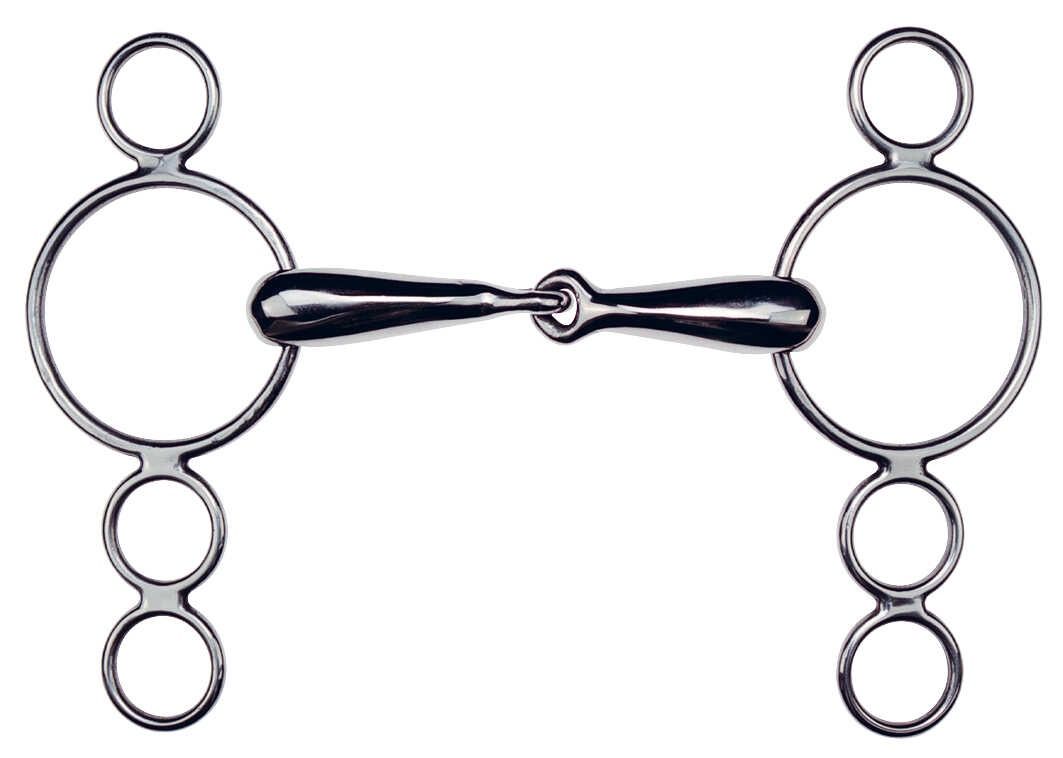 Feeling Anatomic Pessoa 4 ringen enkelgebroken 3ring, Beval, Kimblewick, RNF, Butterfly,... - Maddelin Equestrian Feeling