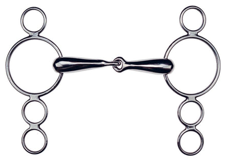 Feeling Anatomic Pessoa 4 ringen enkelgebroken 3ring, Beval, Kimblewick, RNF, Butterfly,... - Maddelin Equestrian Feeling