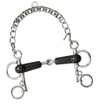 Feeling Baby Pelham Rubber Enkel Gebroken Pelham - Maddelin Equestrian Feeling