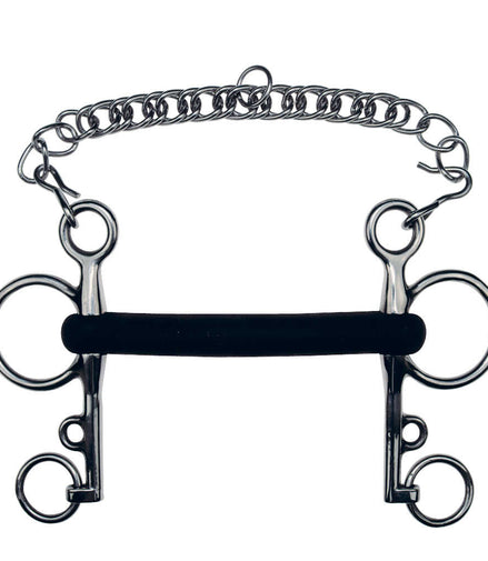 FEELING Rubber Pelhambit Ongebroken Flexibel Mondstuk Pelham - Maddelin Equestrian Feeling