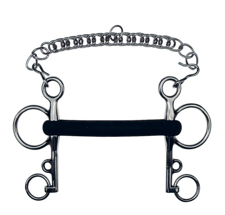 FEELING Rubber Pelhambit Ongebroken Flexibel Mondstuk Pelham - Maddelin Equestrian Feeling