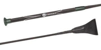 Fleck CONTACT Graphite nylon zweep met PU - grip Springzwepen - Maddelin Equestrian Fleck