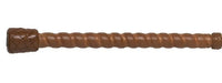 Fleck Cotton thread covered; lacquered; leather grip; open jumping flap Springzwepen - Maddelin Equestrian Fleck