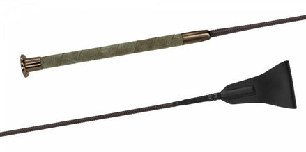 Fleck Nylon weave, SoftTex grip, Design - mushroom cap Springzwepen - Maddelin Equestrian Fleck