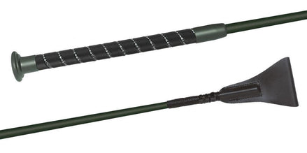 Fleck SilkTouch CRYSTAL GRAPHITE – Elegantie en grip in perfecte balans Springzwepen - Maddelin Equestrian Fleck