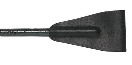 Fleck Woven Nylon cover; leather wrapped grip; leather collar and button cap Springzwepen - Maddelin Equestrian Fleck