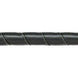 Fleck Woven Nylon cover; leather wrapped grip; leather collar and button cap Springzwepen - Maddelin Equestrian Fleck