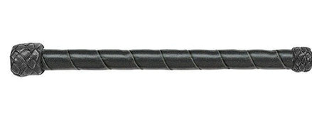 Fleck Woven Nylon cover; leather wrapped grip; leather collar and button cap Springzwepen - Maddelin Equestrian Fleck