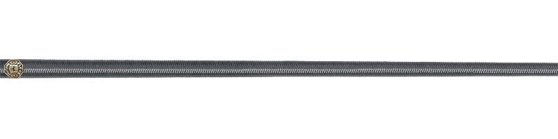 Fleck Woven Nylon cover; leather wrapped grip; leather collar and button cap Springzwepen - Maddelin Equestrian Fleck