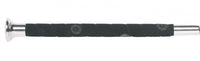 Fleck Woven Nylon cover; nubuck - wrapped - grip; brass - or nickel cap Springzwepen - Maddelin Equestrian Fleck