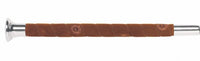 Fleck Woven Nylon cover; nubuck - wrapped - grip; brass - or nickel cap Springzwepen - Maddelin Equestrian Fleck