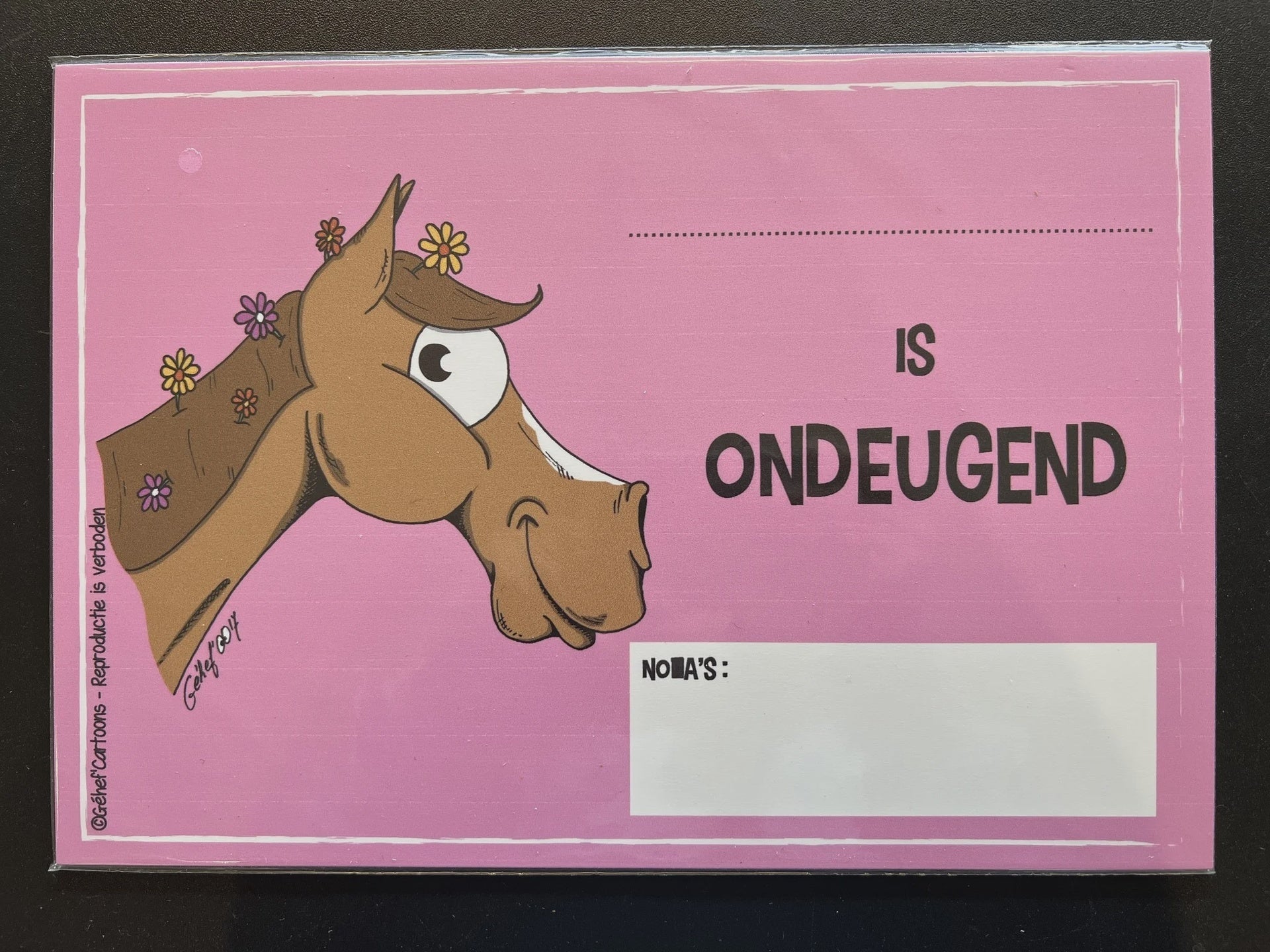 FR8MAN Humoristische Naamborden NL ... Is Stalbenodigdheden - Maddelin Equestrian FR8MAN