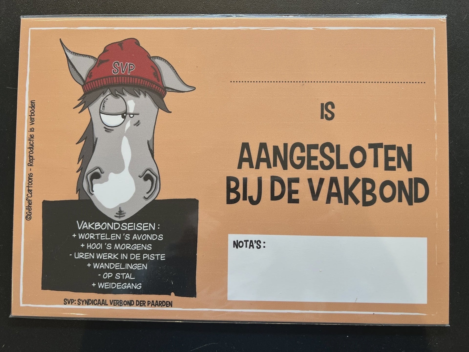 FR8MAN Humoristische Naamborden NL ... Is Stalbenodigdheden - Maddelin Equestrian FR8MAN