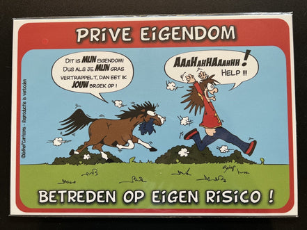 FR8MAN Humoristische Stalborden NL Stalbenodigdheden - Maddelin Equestrian FR8MAN